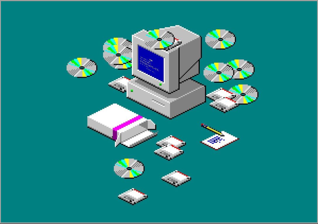 Retro computer setup representing Philip's development workspace